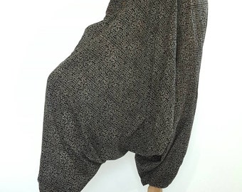 HL0017 Harem Pants Unisex Low Crotch Yoga Trousers