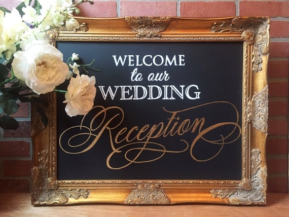 Items similar to to our Wedding Reception