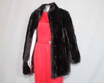 Baby it's Cold Outside Luscious Black Faux Fur Winter Coat Inauguration 2017