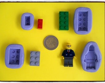 maxi stampini stampi fimo lego disney minions spongebob gesso bigiotteria cernit resina segnaposto gomma siliconica silicone