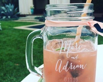 Custom Clear Wedding Labels, Mason Jar Labels, String Light Label Design, Mason Jar, Mason Jar Stickers, Mason Jars, Mason Jar Decor 3"x 2"