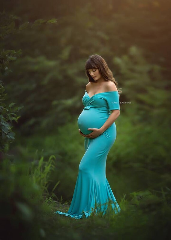 AMBER Maternity Dress for Photo Shoot/Maternity Gown/ Maxi