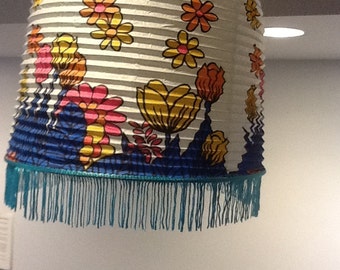 Paper lantern 1960's Hong Kong New old stock Item EE