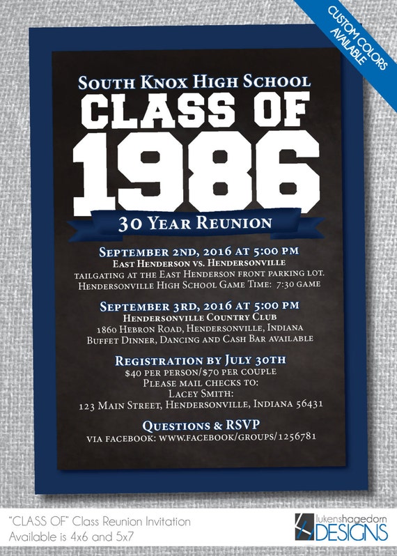 class-reunion-invitation-wording