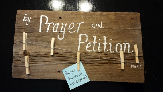 Items Similar To By Prayer And Petition On Etsy