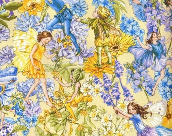 Michael Miller Fabrics - Day Fairies - DC6434-SUNK-D