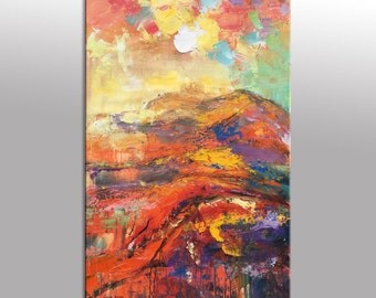 Abstract Painting, Landscape Oil Painting, Original Painting, Contemporary Art, Abstract Canvas Painting, Abstract Oil Painting, Large Art