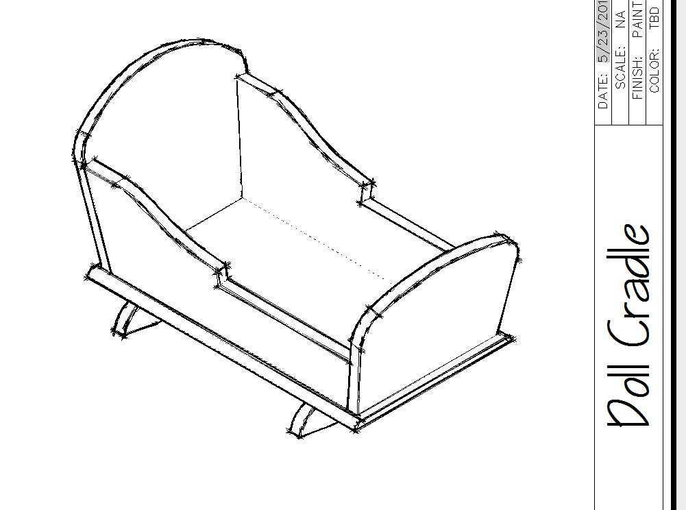 DOLL BED WOODWORKING plans American Girl doll size bed