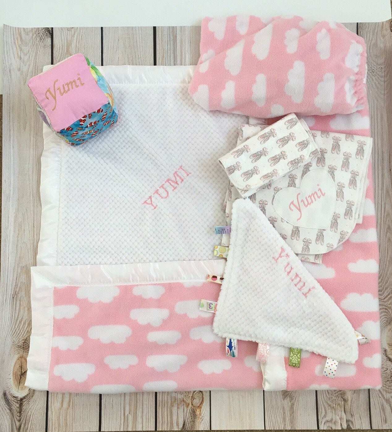 Embroidered Baby Gift Set Embroidered By GramsCozyCorner On Etsy