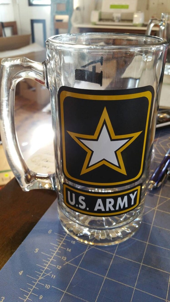 Military Service Beer Mug Barware Soldier Gift Military