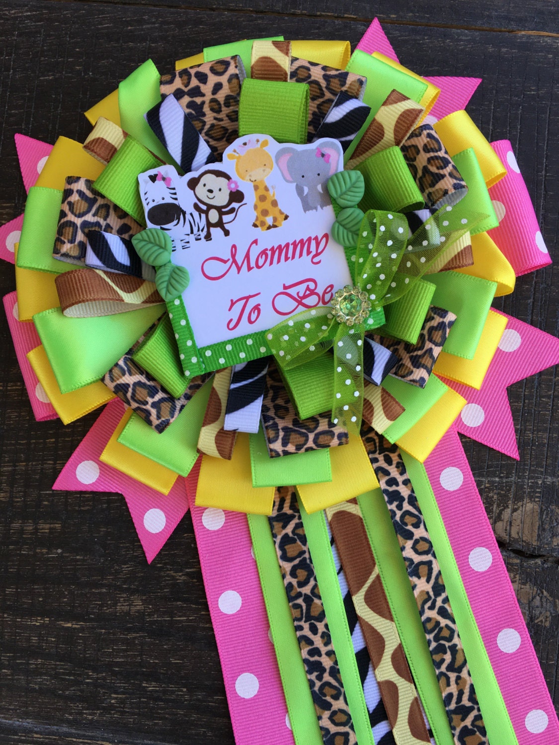 safari baby shower mommy to be pin