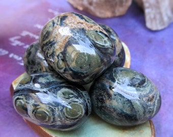 Kambaba Jasper Healing Crystals, Tumbled Stone, Jasper Crystals, Reiki Healing Crystals, Supreme Nurturer, Wards Off Negative Energies