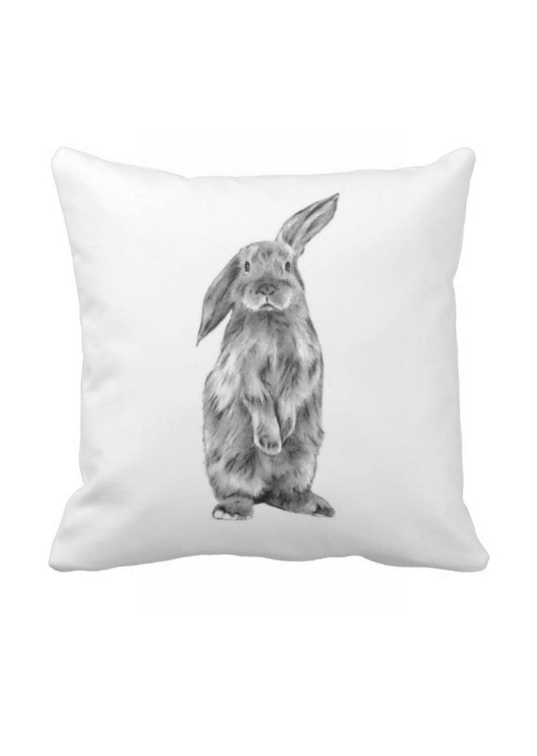 bunny pillow cover