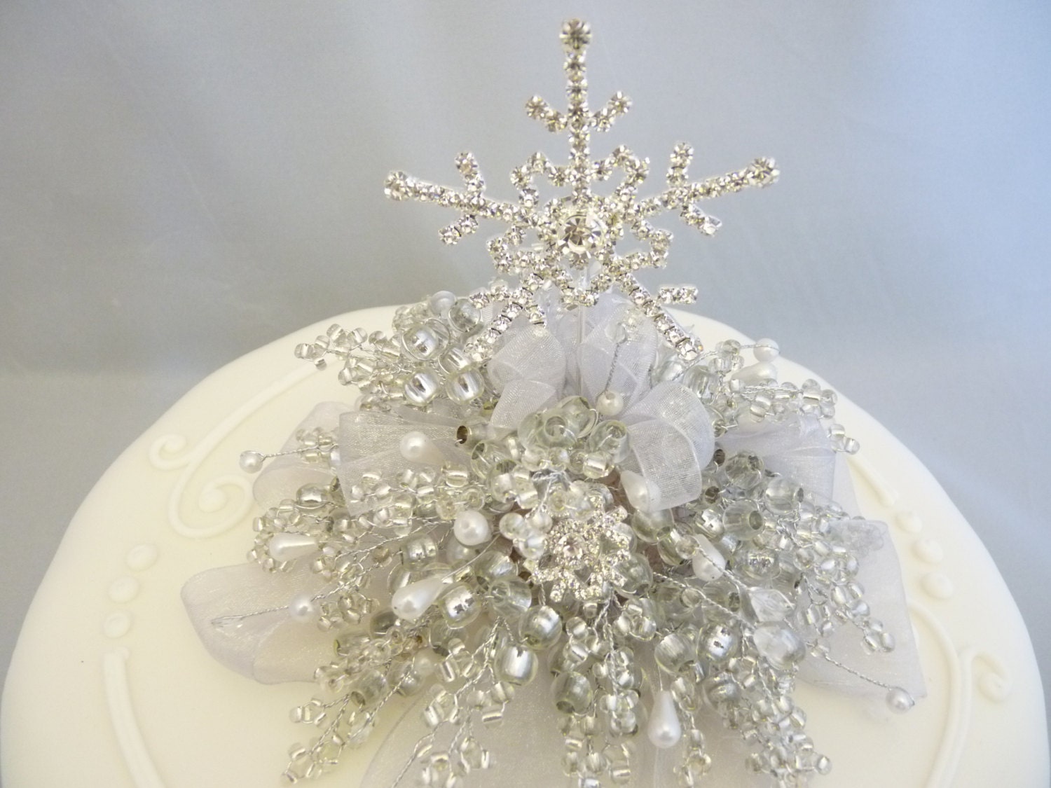 Snowflake Cake Decoration Snowflake Cake Topper Winter