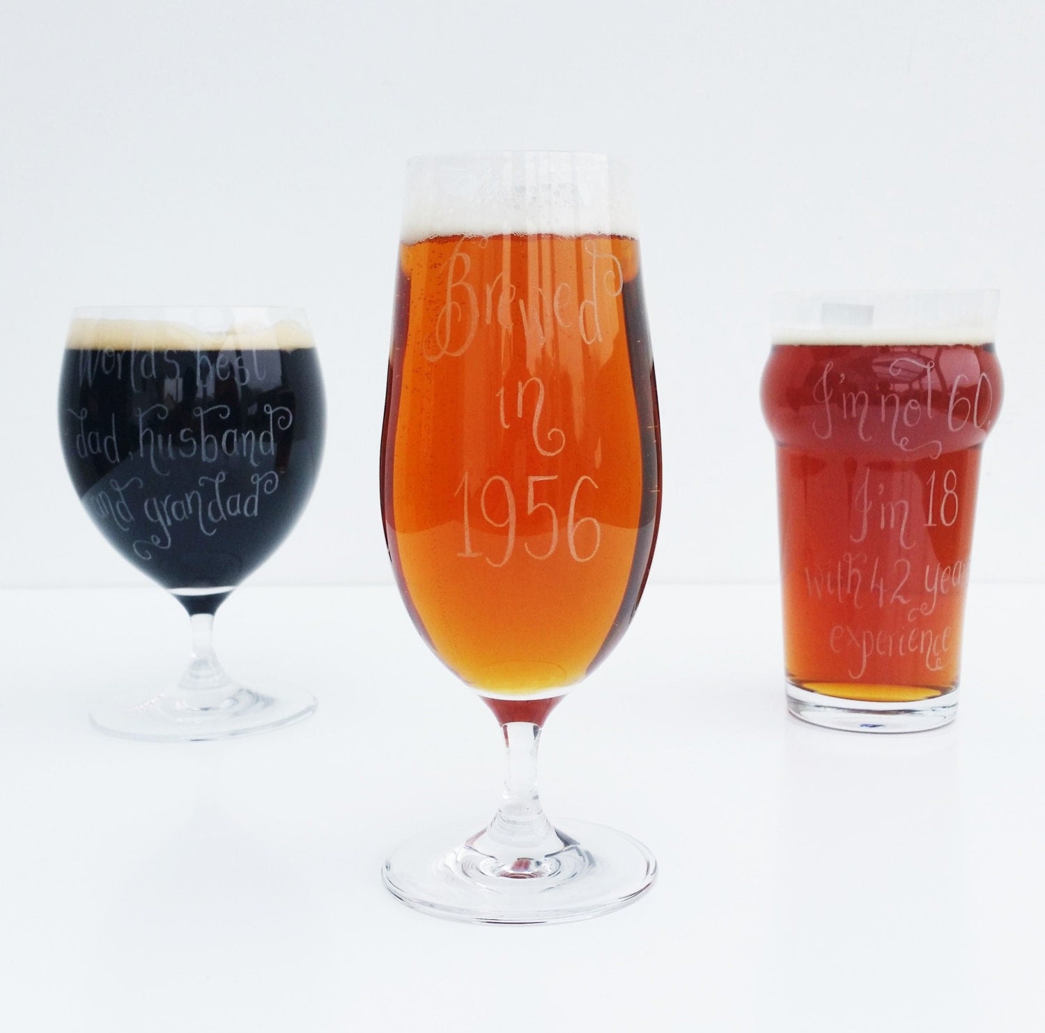 personalised beer glasses beer gift set christmas gift personalised beer glasses beer gift set christmas gift
