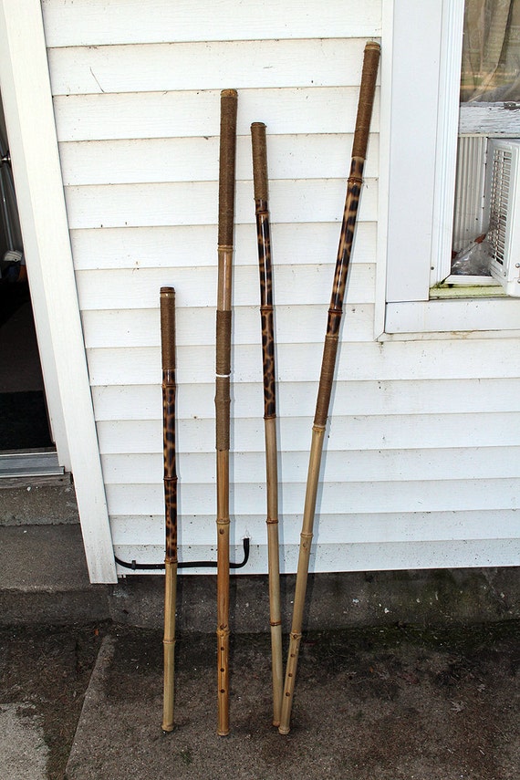 Bamboo Walking Staff Kill Bill Flute Staffs by HealingArtistry