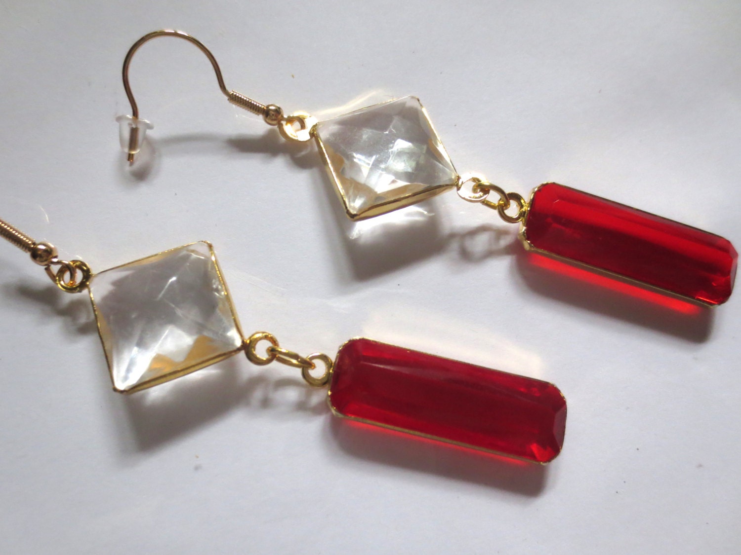 Art Deco Earrings Art Nouveau Earrings Red Drop Earrings 1920s   Il Fullxfull.1051369307 4x6a 