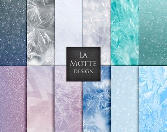 frozen digital paper winter digital paper ice textures snowflake background snow digital paper christmas digital paper 12 jpeg