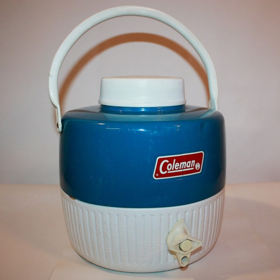 Vintage Blue Coleman Cooler SnoLite 1 Gallon Water Cooler