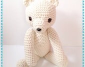 Amigurumi Bear  Large Teddy Bear Crochet Bear Stuffed Animal Stuffed Toy Bear Kids Toy Kawaii Plush Holiday Gift Ideas Made to Order