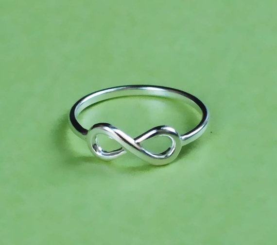 Infinity Ring Personalized Ring Silver Infinity Ring