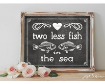 Unique two less fish related items Etsy