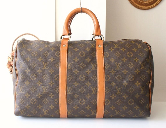 Louis Vuitton handbag Keepall 45 Vintage Authentic Bag Rare