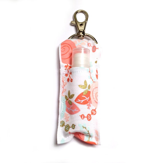 Floral Lip Balm Keychain