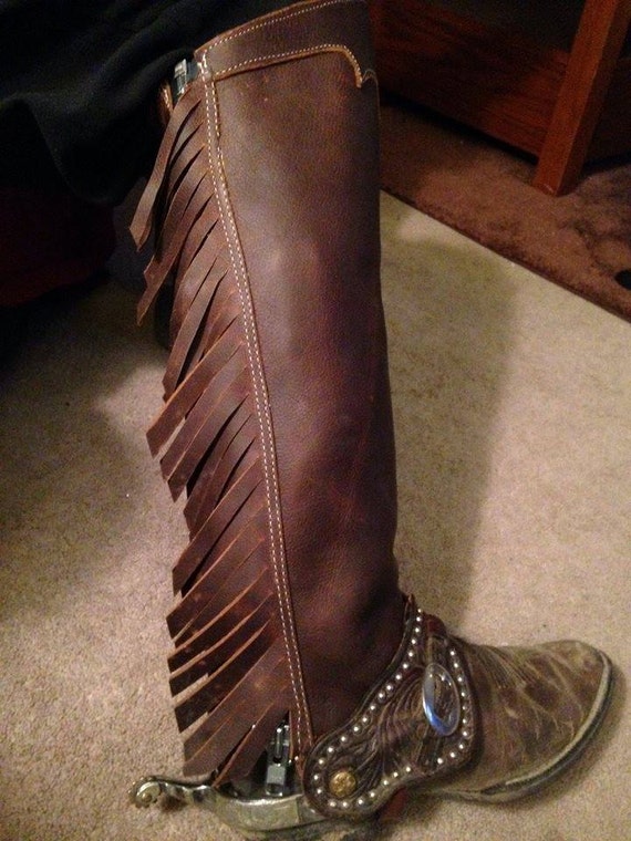 Leather Chinks Half Chaps half chaps western chaps grouse