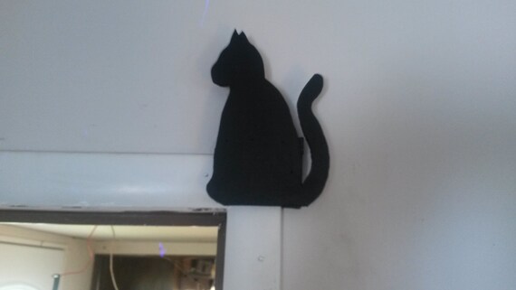 Cat door frame corner decor