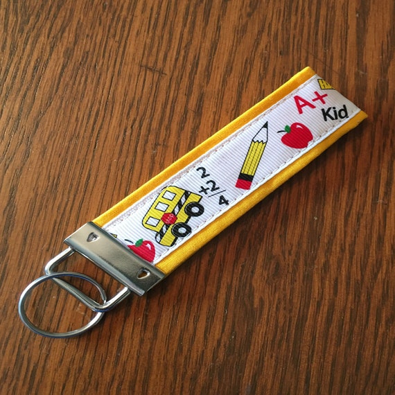 Teacher Key Chain / Teacher Key Fob Can be by GirlsDigPrettyThings