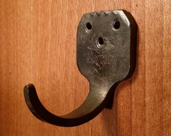 Up~ cycled Farriers Rasp Wall Hook~ Iron~ Blacksmith Made ~Kitchen~ Interior Exterior ~Recycled ~Hand Forged