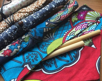 Cotton Carrying Pouch / Wrap for Reusable Straws / Cutlery / Chopsticks