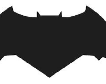 Dawn of Justice BATMAN LOGO Vinyl Decal Sticker Choose Size and Color Free Shipping