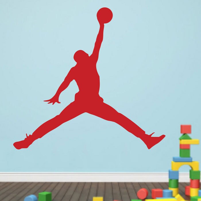 Michael Jordan Wall Decal Art Decor Sticker Bulls Decal
