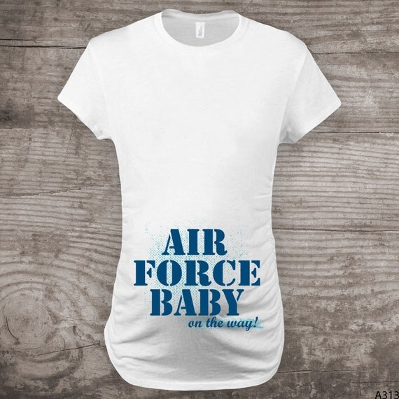 Download Air force Maternity shirt Military shirts Pregnancy