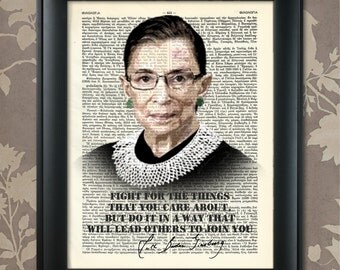 Ruth Bader Ginsburg, Quote, Ruth Bader print, Ruth Bader Art, Ruth Bader Poster, Ruth Bader Gift, Ruth Bader Decor, Ruth Bader Quote, Judge