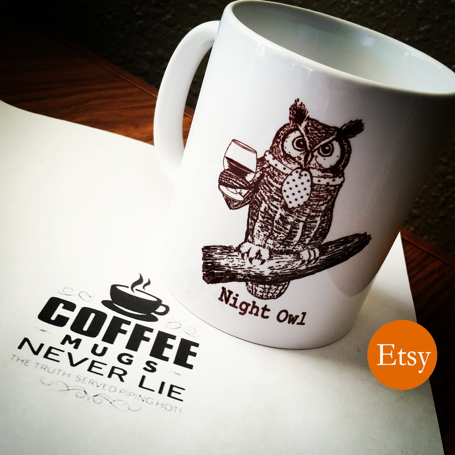 Night Owl funny sarcastic office coffee mug by CoffeeMugsNeverLie