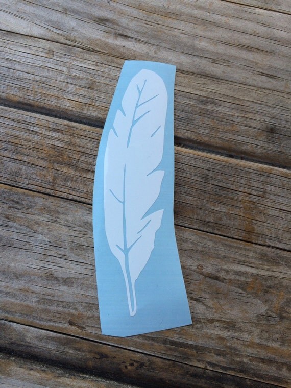 Feather Vinyl Decal Vinyl Stickers Laptop Decal Feather Car