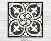 WHITE MOSAIC, Canvas print, Royal Mosaic, Mosaic Wall Decor, mosaic painting, Home Decor, Housewarming gift, 8x8 Ready to hang WHITE MOSAIC, Canvas print, Royal Mosaic, Mosaic Wall Decor, mosaic painting, Home Decor, Housewarming gift, 8x8 Ready to hang