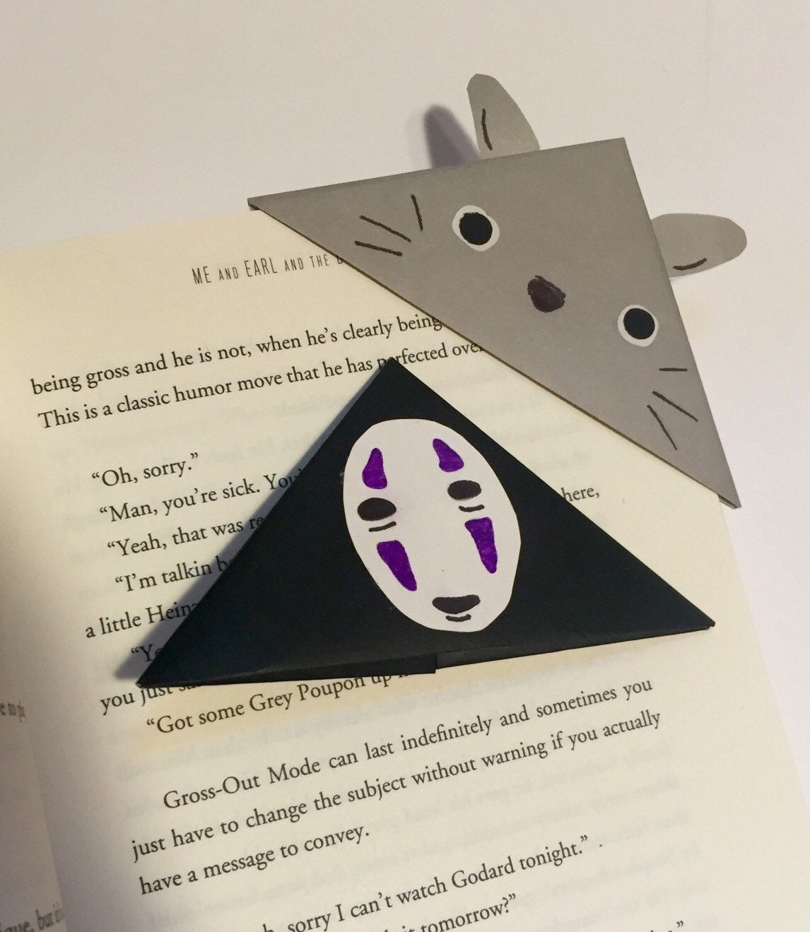 studio ghibli origami bookmarks magnetic