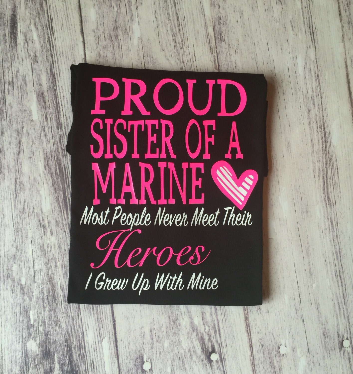 Proud Sister of a Marine t-shirt sister of a marine shirt