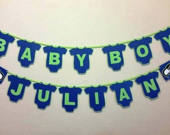 25% off with coupon FLASHSALE - Seattle Seahawks Baby Shower Banner