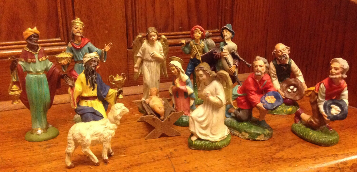 sale vintage 13 piece italy fontanini nativity set depose sale vintage 13 piece italy fontanini nativity set depose