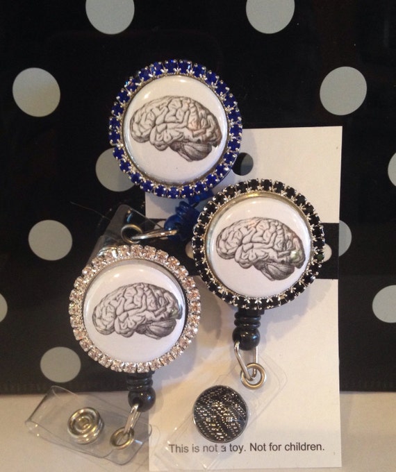 Feeling Cerebral Retractable Badge Reel by GumpsArtBadgeReels