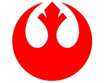 Star wars decals, Star wars Rebel Alliance Decals, Star wars Mac Decal, Star Wars car decal, Rebel Alliance cell phone decal, Yeti Cup Decal