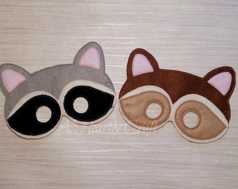 Woodland Raccoon Animal Mask for Fancy Dress Up Pretend Play Costume Birthday Halloween Party Celebration