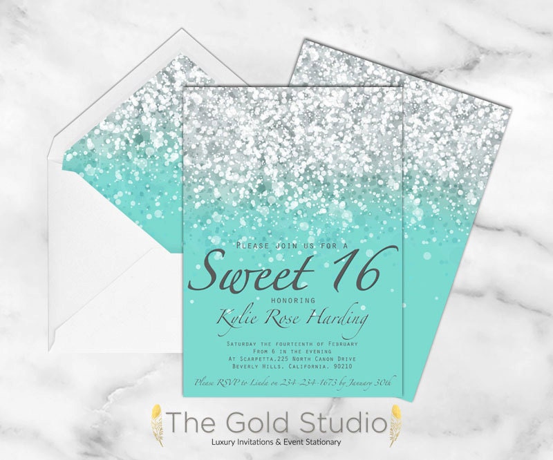 Free Printable Sweet 16 Invitation Templates 5