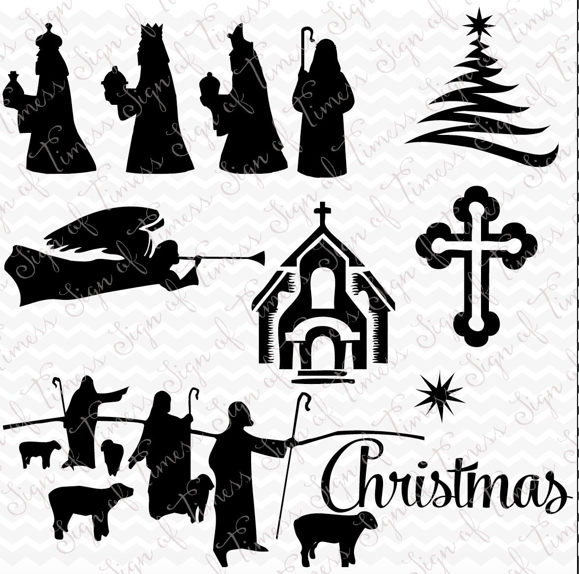 Download Christmas SVG DFX PNG Christmas Words Religious Christmas