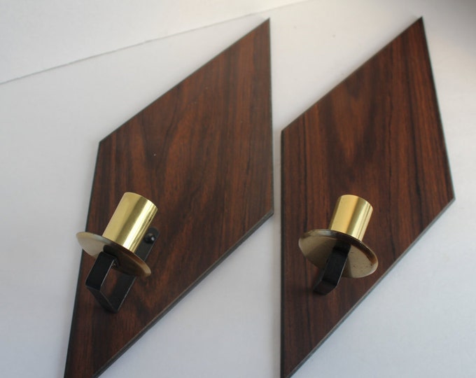 Danish Modern Wall Candle Sconces